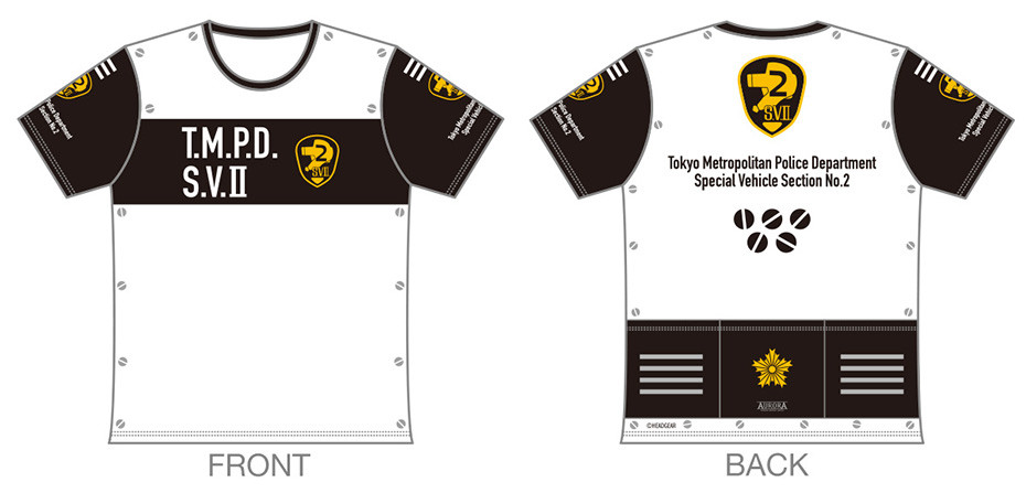 機動警察パトレイバー」ツーリングTシャツ /【HOS Ver.】/【特車二課