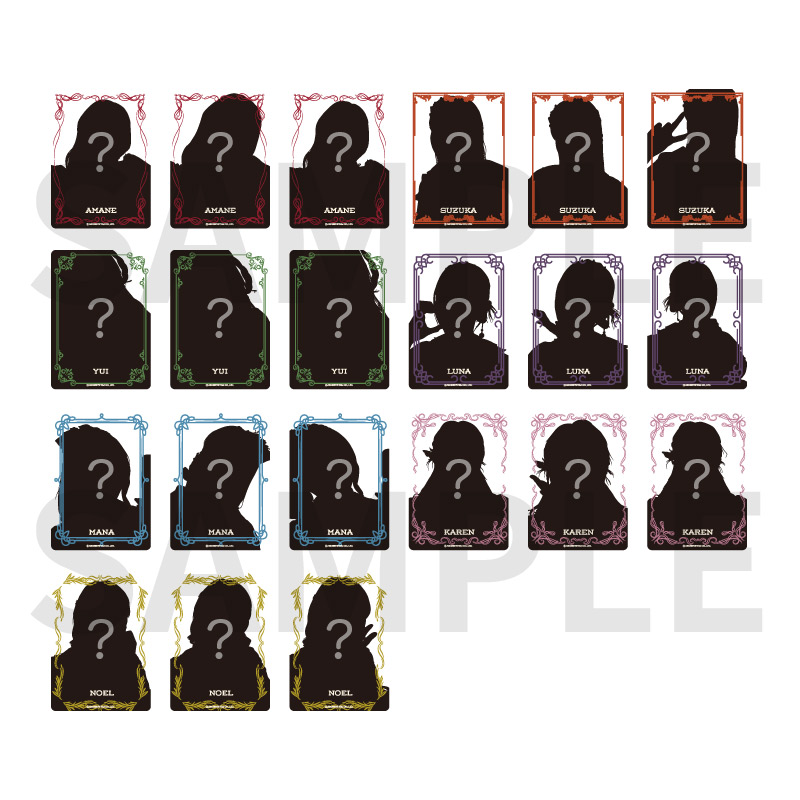 FRUITS ZIPPER クリアトレーディングカード - 2nd シングルジャケット