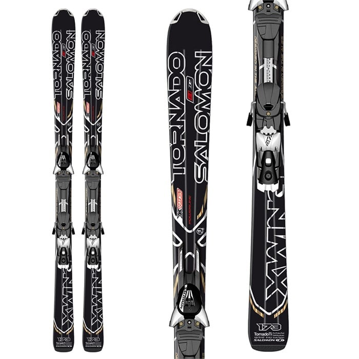 Salomon X-Wing Tornado Ti Powerling Skis + Z12 Bindings 2011 | evo