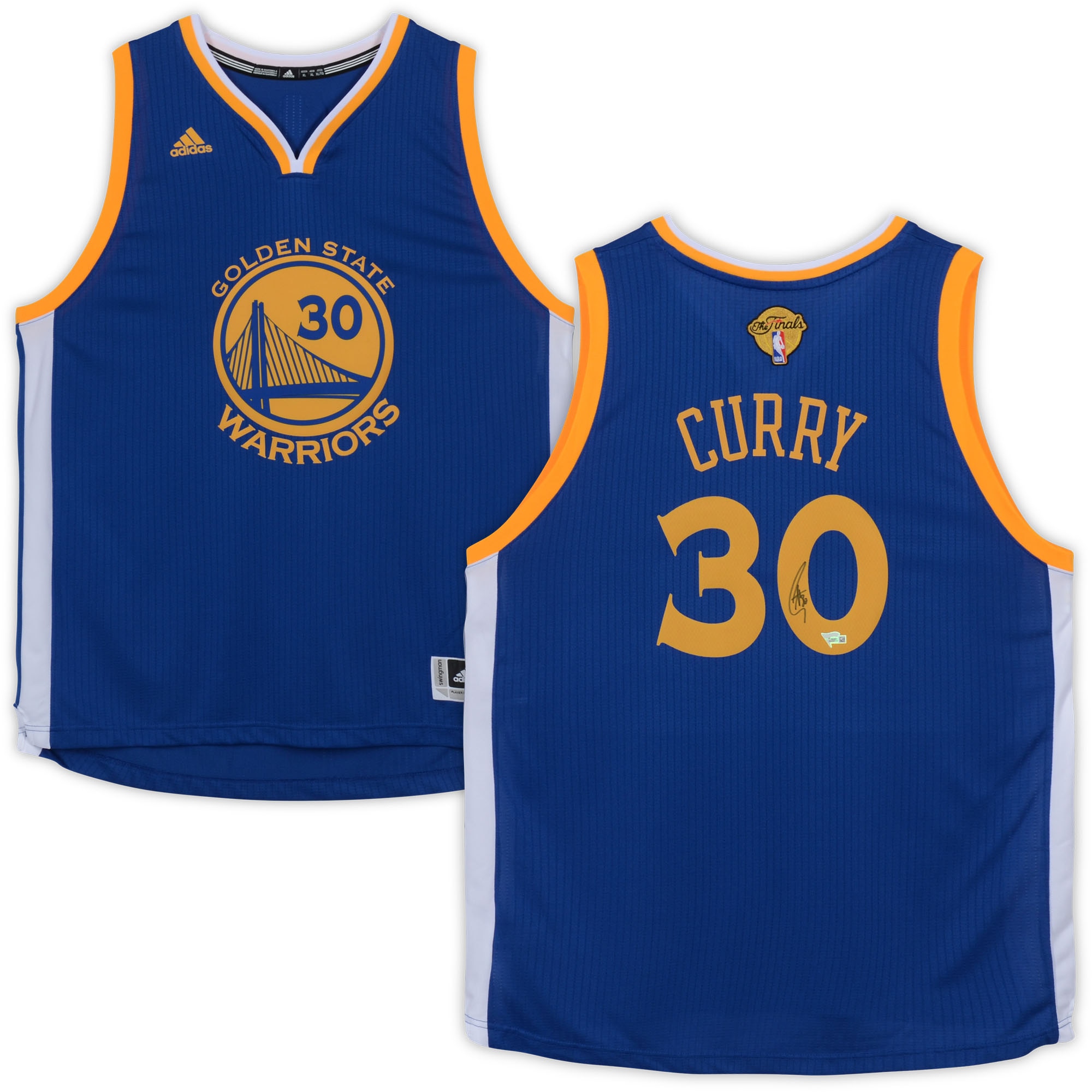 Stephen Curry Golden State Warriors Autographed Adidas NBA Finals