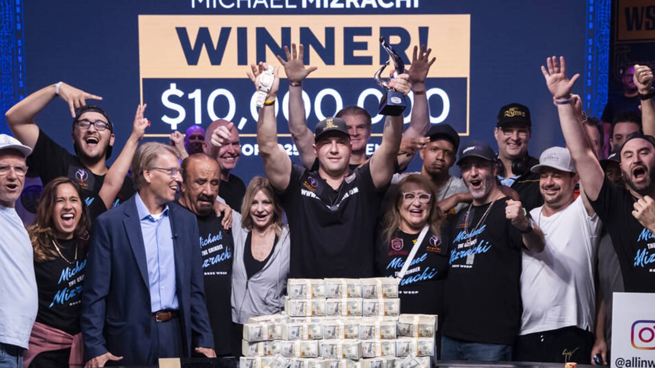 Michael Mizrachi wins 2025 WSOP Main Event, takes $10M | The