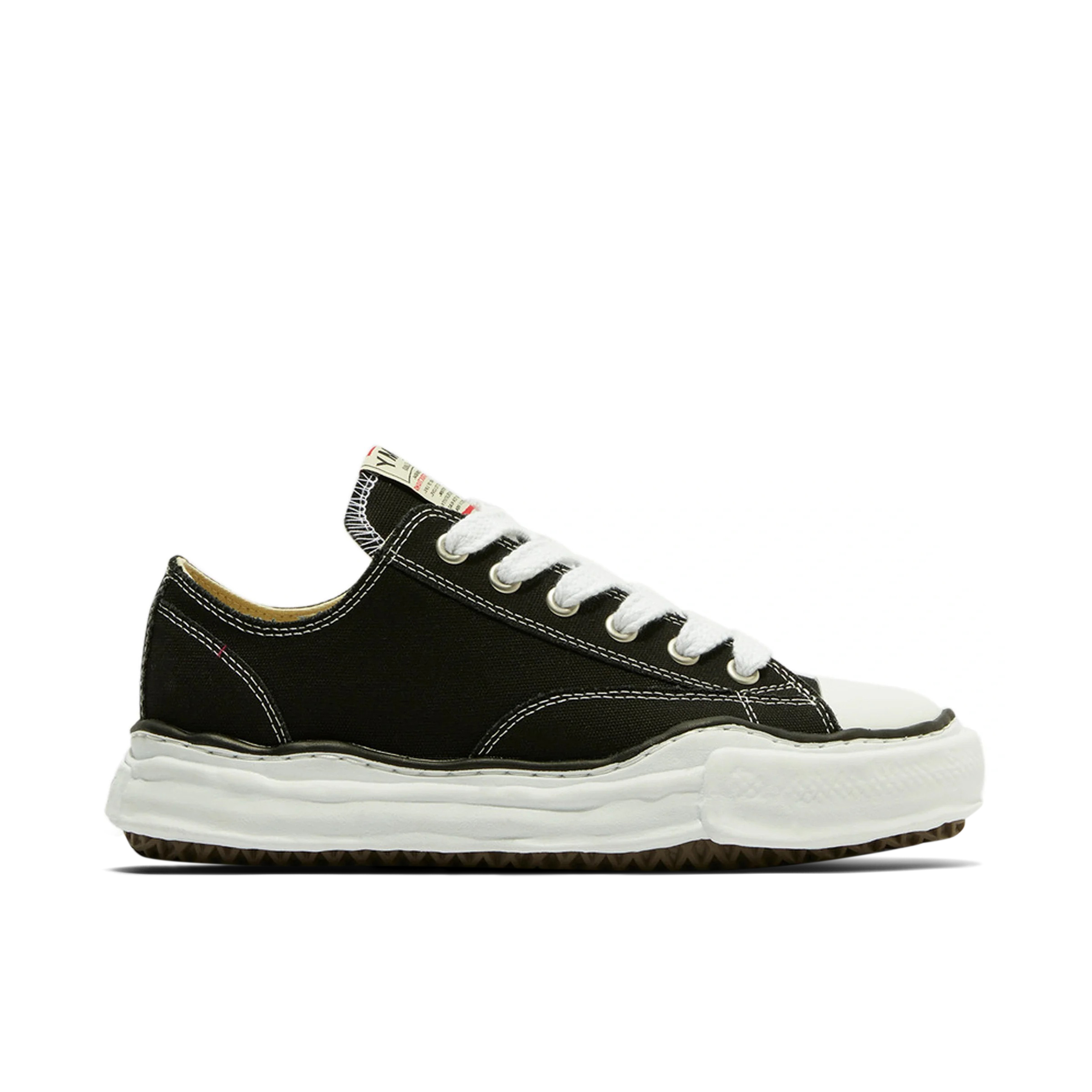 Maison Mihara Yasuhiro Peterson OG Sole Canvas Low Black