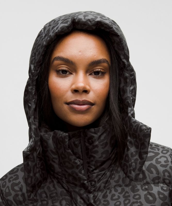 Wunder Puff 600ダウンフィル クロップジャケット *プリント