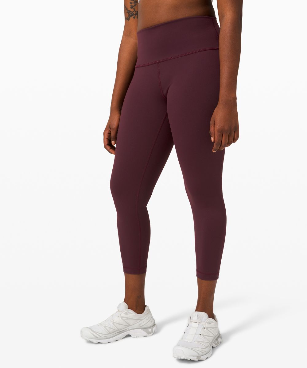 Lululemon ワンダーアンダー ダークブラウン レギンス Wunder Under