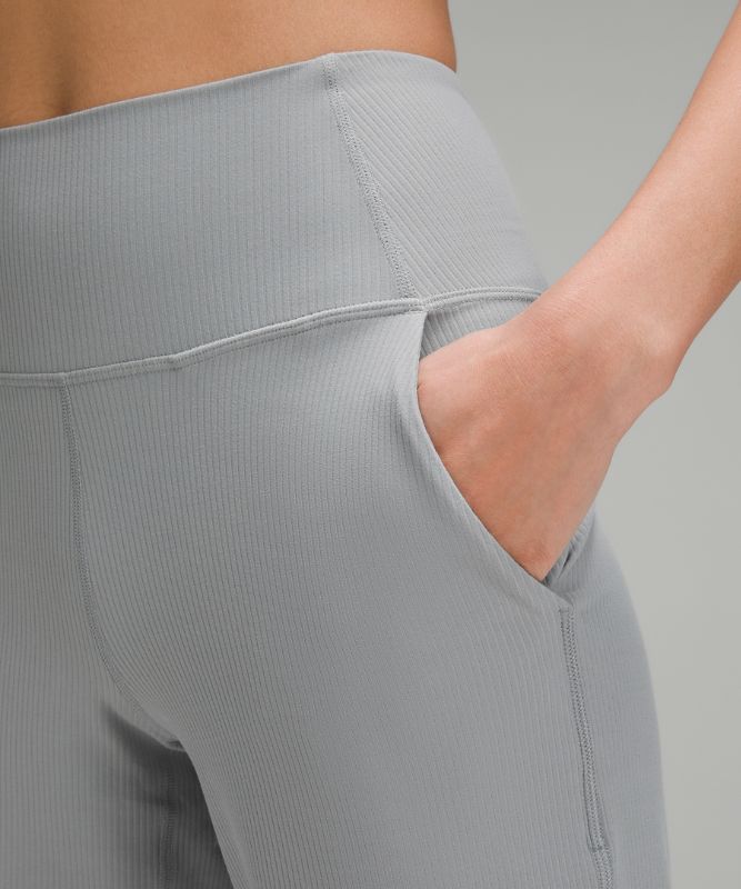 ルルレモン Align™ ハイライズ リブワイドレッグパンツ 30インチ