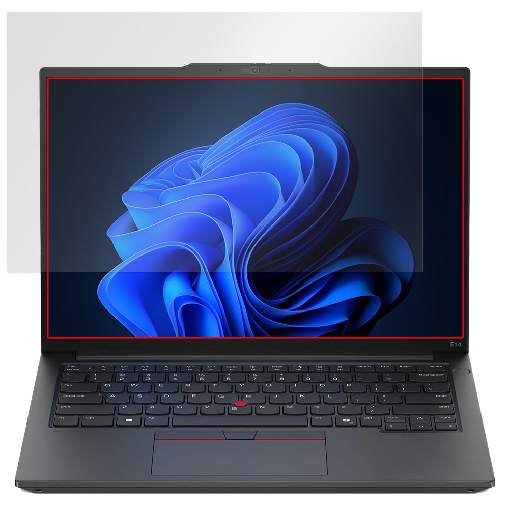 Lenovo ThinkPad E14 Gen 6 用 保護フィルム | 高光沢タイプ | 【保護