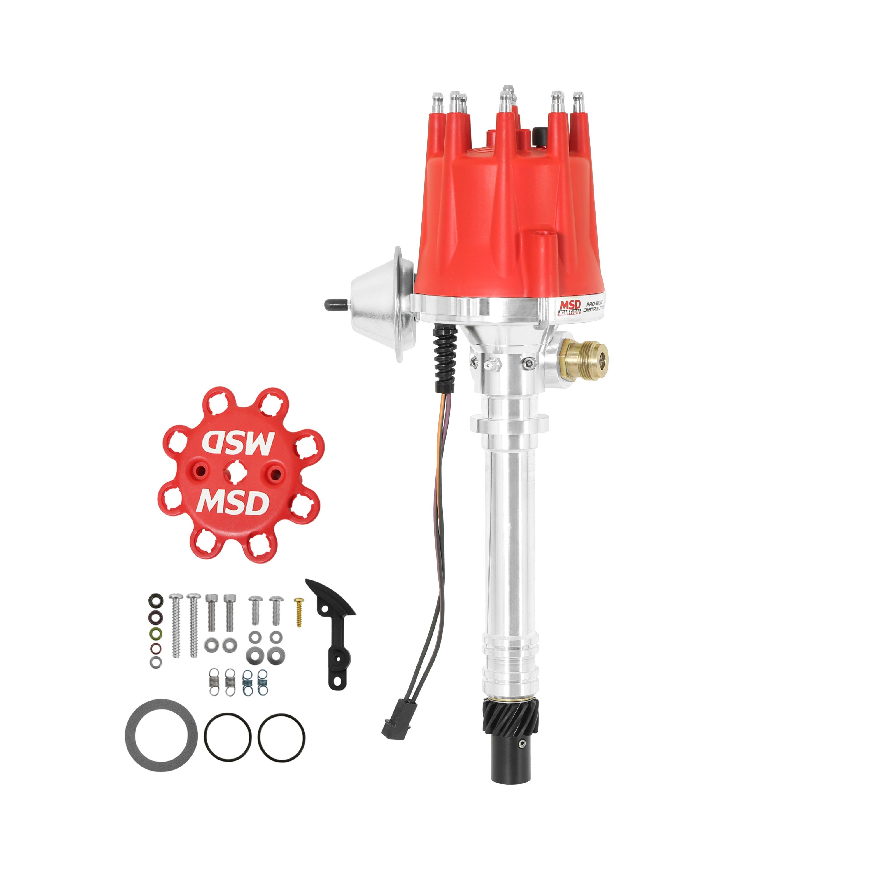 MSD 8572 Corvette V8 Tach Drive Distributor w/Vacuum Advance