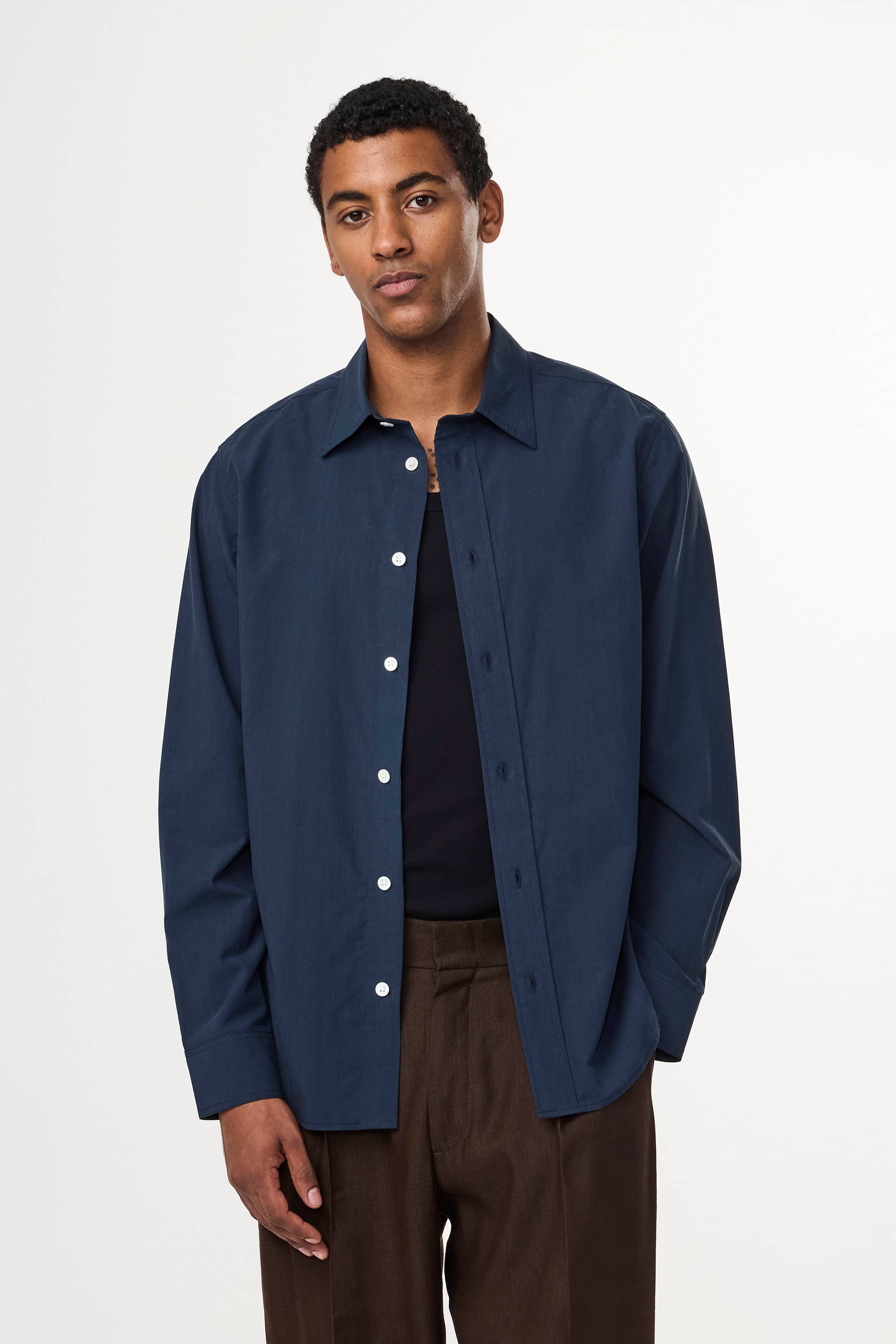 Colby 5329 men's shirt - Navy Blue - Buy online at NN.07®