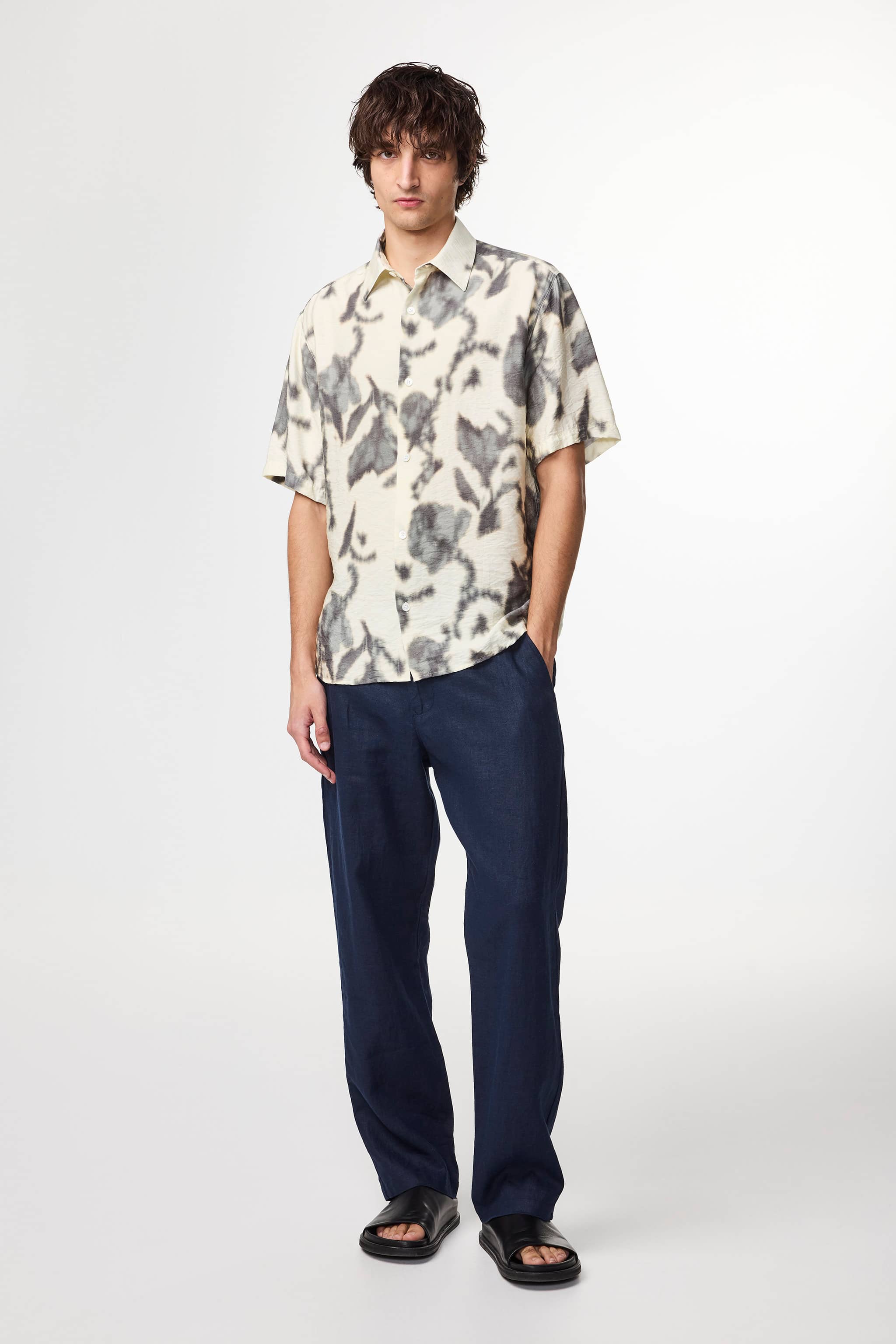 Freddy 5971 men's shirt - Ecru Print - Buy online at NN.07®