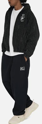 Buy Stüssy x Nike Striped Wool Jacket 'Black' (Asia Sizing