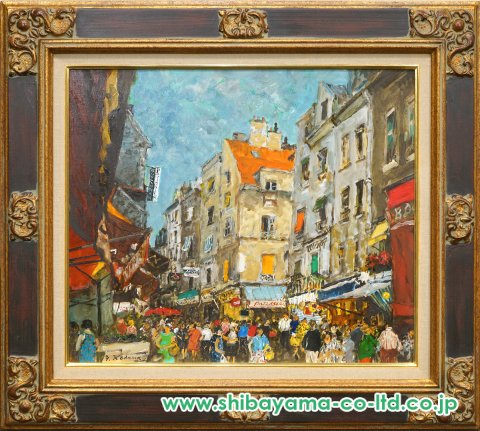 レ*ド様 児玉幸雄 『パリの朝市』 エスタンプ レ*ド様 児玉幸雄 『パリ