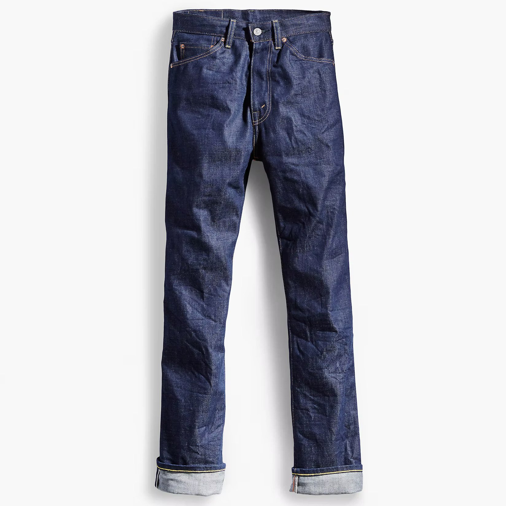 Levi's Vintage 1950's 701 Selvedge Denim Dark Indigo — Aggregate