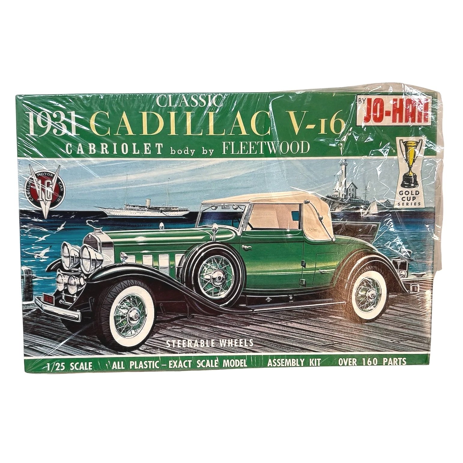 Vintage Classic Cadillac V-16 Jo-Han Model Car Kit - 1:25 Scale