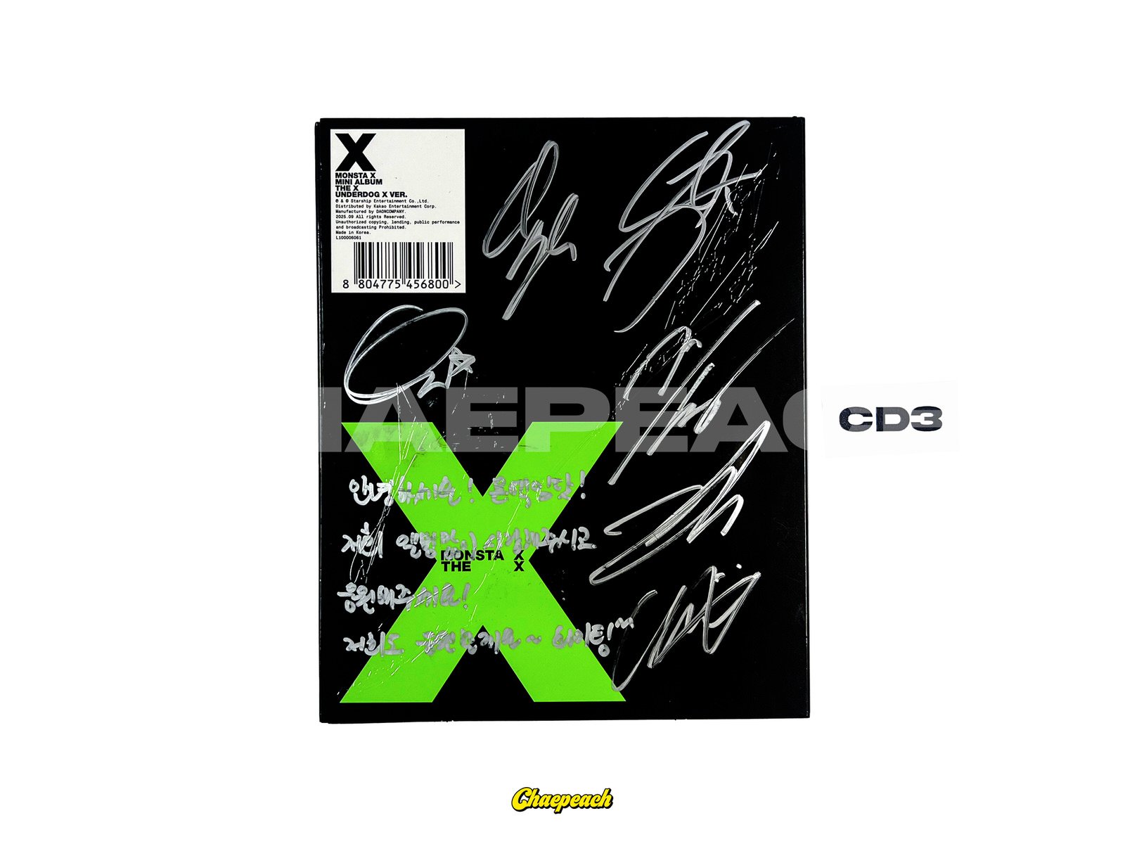 MONSTA X - Trespass SIGNED ALBUM — chaepeach