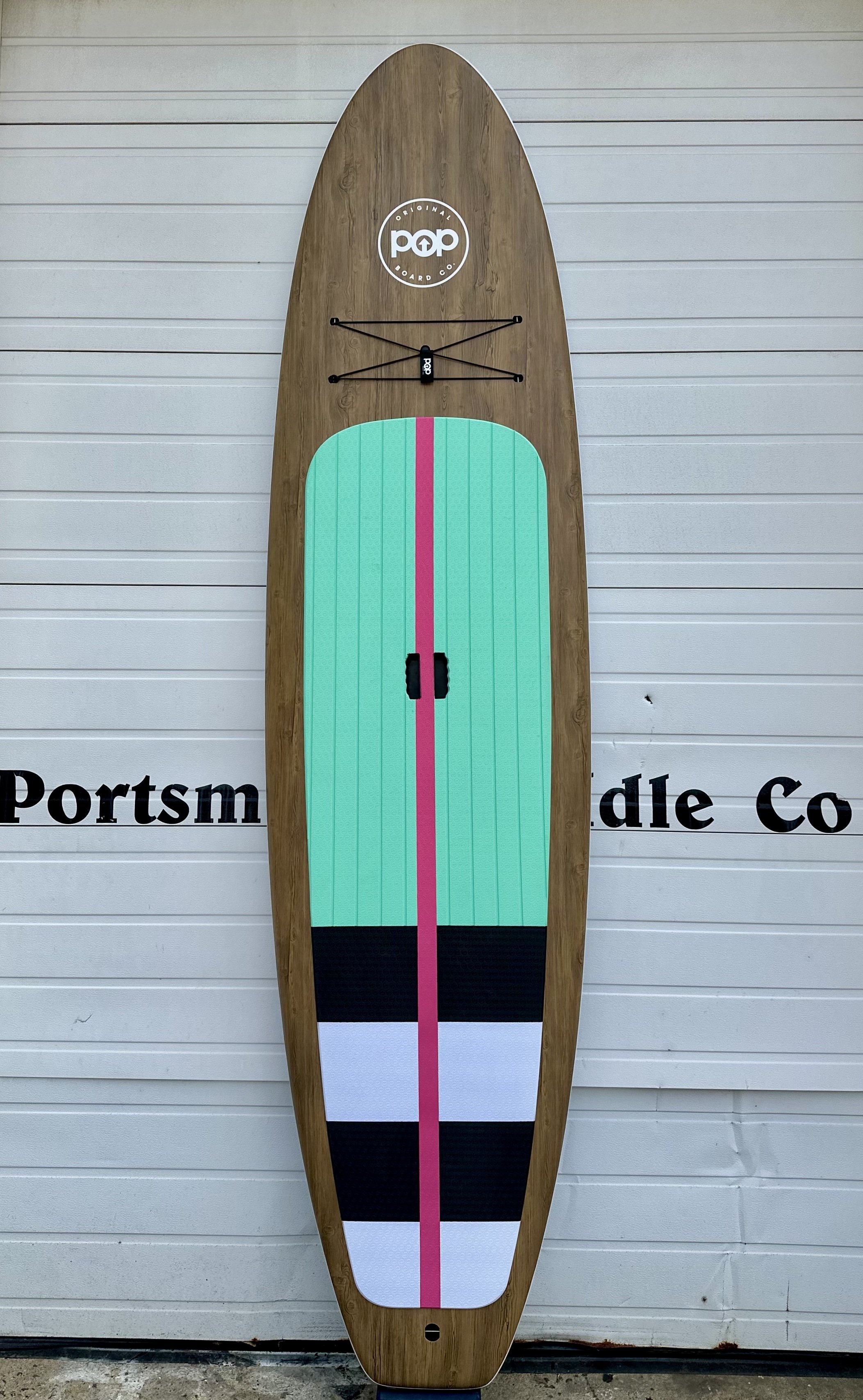 POP Board Co. 10'6 Amigo Faux Wood Mint SUP | Portsmouth Paddle Co.