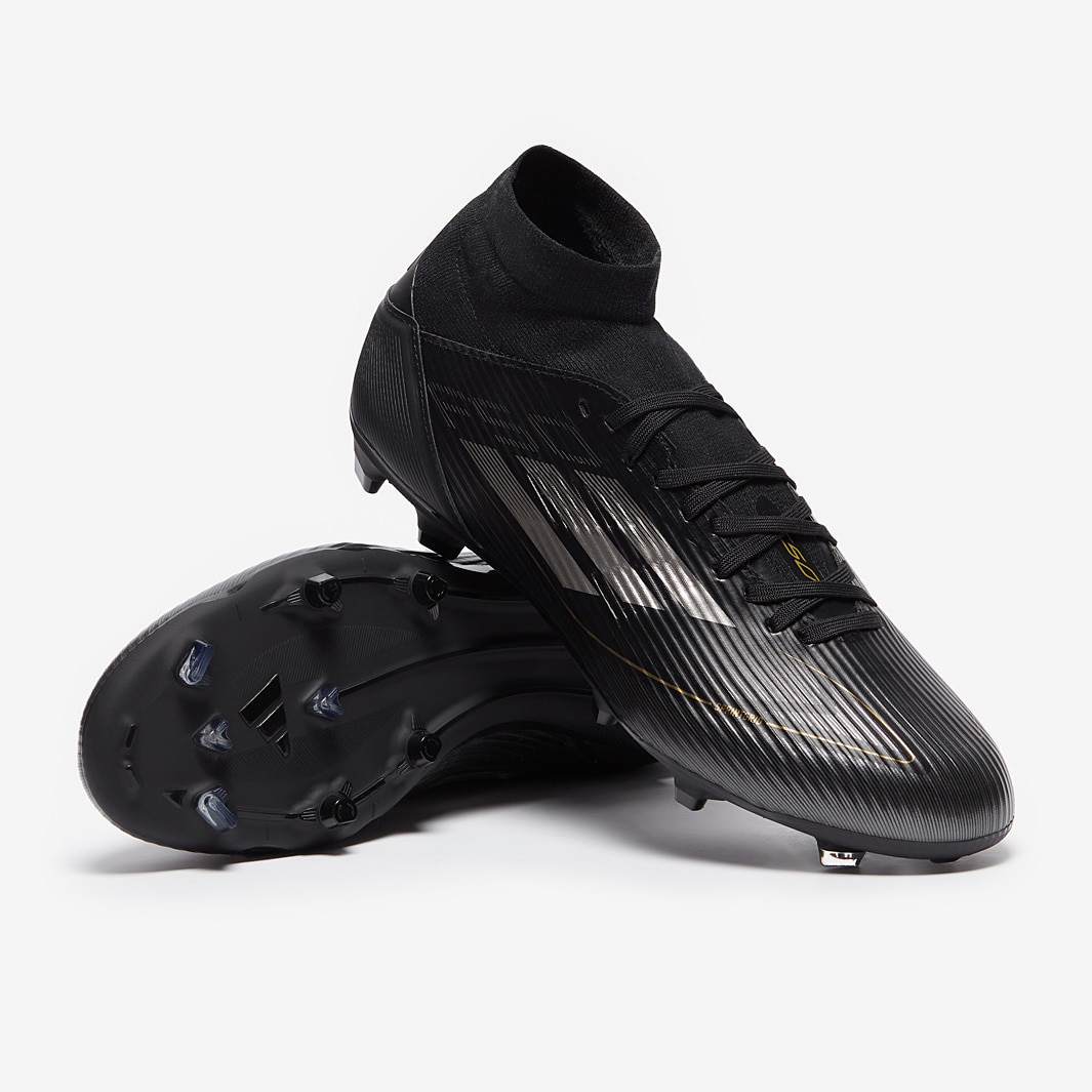 adidas F50 League Mid Firm Ground/Mixed Ground - Core Black/Iron