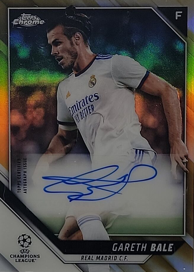 Gareth Bale 2021 Topps Chrome UEFA Champions League #CA-GB