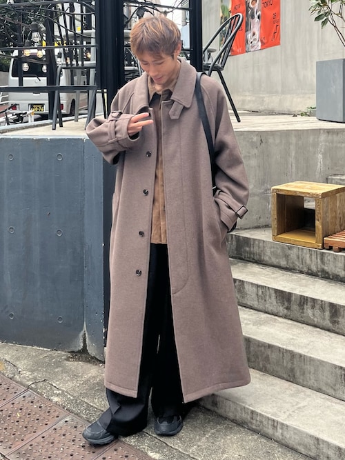 Casper John 神南店YOSHIさんのステンカラーコートを使った