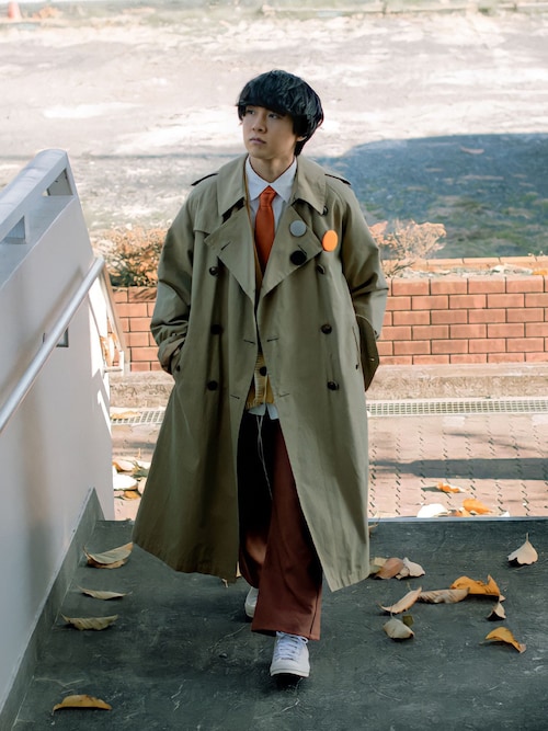 ◇AURALEE(オーラリー) FINX CHAMBRAY BIG TRENCH COATフィンクス