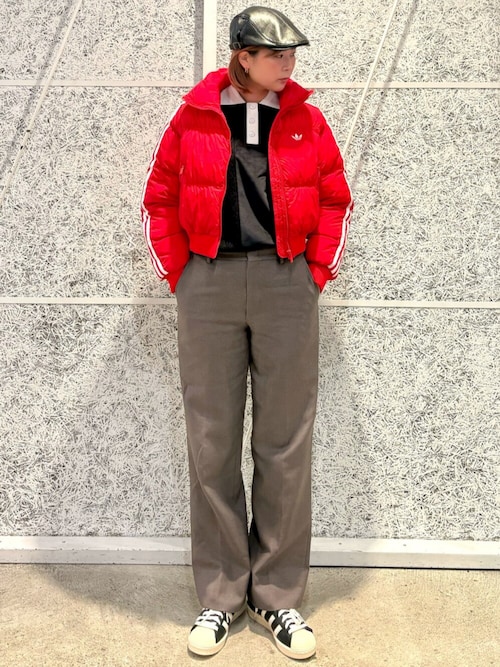 アディカラー クロップド合成ダウン パファー / アディダスオリジナル