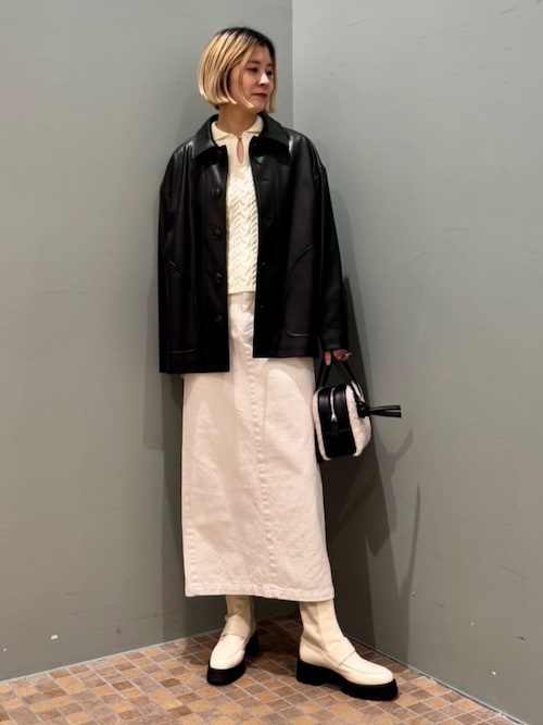 レザーライク カバーオール（ブルゾン）｜MACPHEE（マカフィー）の