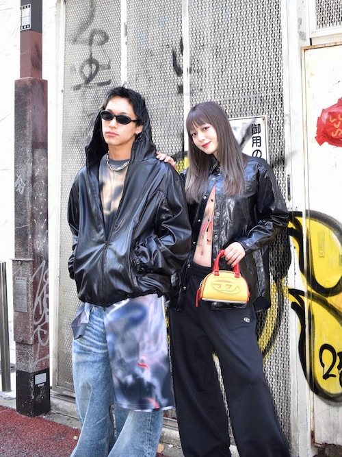 メンズ ブラックフード付きジャケット J-HIVES-PGBX（ブルゾン