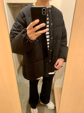 WEB限定】テントシルエットダウンライク中綿ジャケットを使ったその他
