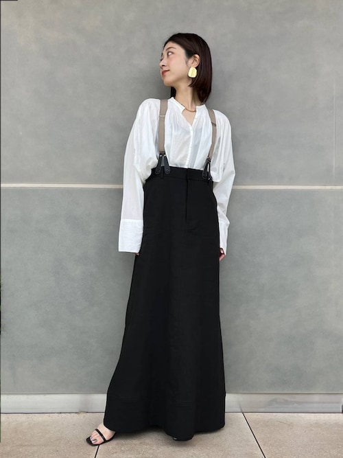 Curensology（カレンソロジー） スカート /リネンサスペンダースカート