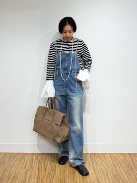 Whim Gazette（ウィムガゼット）の「パフスリーブジャンプスーツ