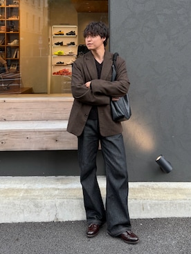 LURAKU】 Synthetic Leather Rope Handle Bag / シンセティックレザー