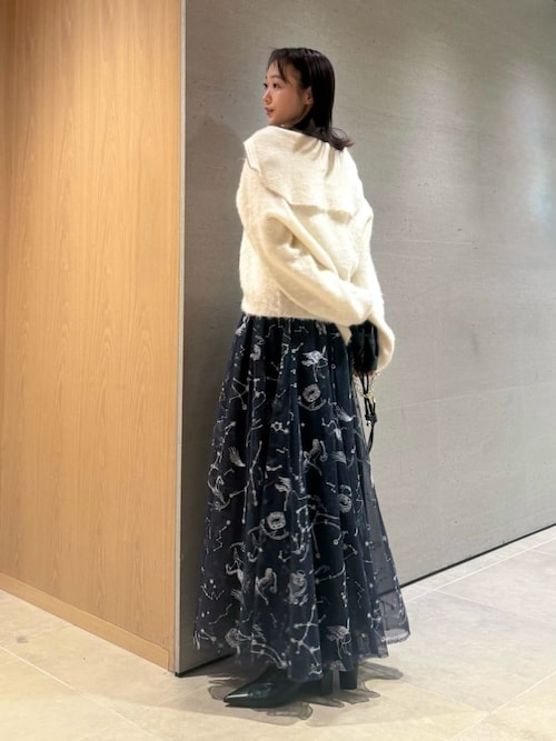 セール】エトワールエンブロイダリーチュールスカート（スカート