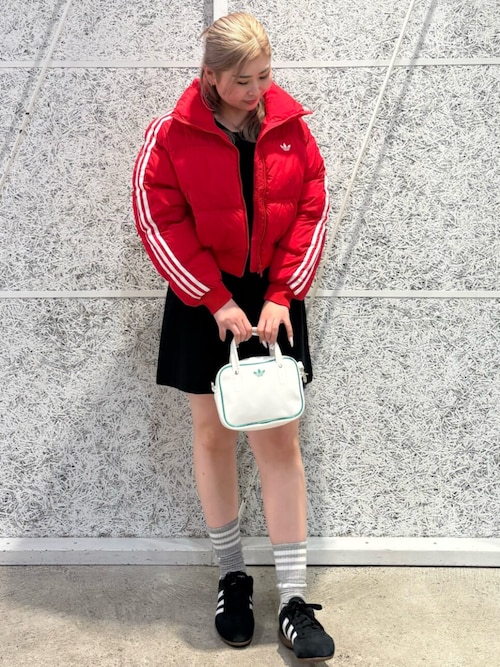 アディカラー クロップド合成ダウン パファー / アディダスオリジナル