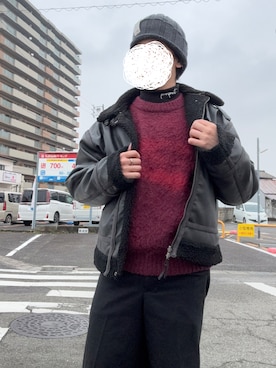 CLEL】4way Reversible Faux Shearling Jacket / 4way リバーシブル