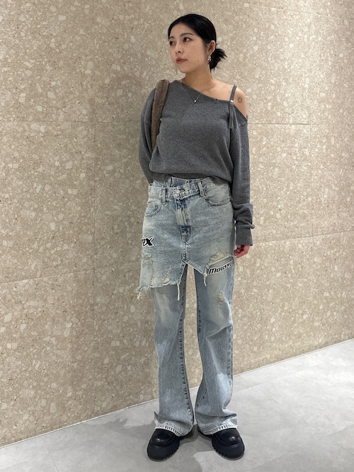 AVIREX TWIN SLIM フレアデニム（デニムパンツ）｜MOUSSY（マウジー