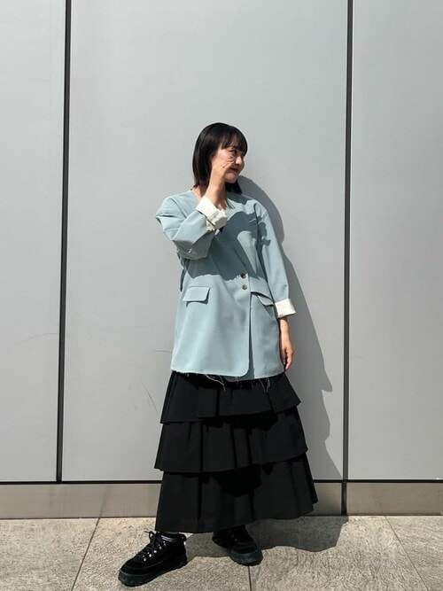 CLANE/クラネ】FRILL TIERED SKIRT/フリルティアードスカートを使った