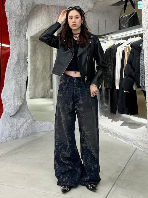 ウィメンズ ダブルライダースジャケット L-UNATIC（ライダース