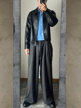 Seam line zip blouson / シームラインジップブルゾンを使った人気