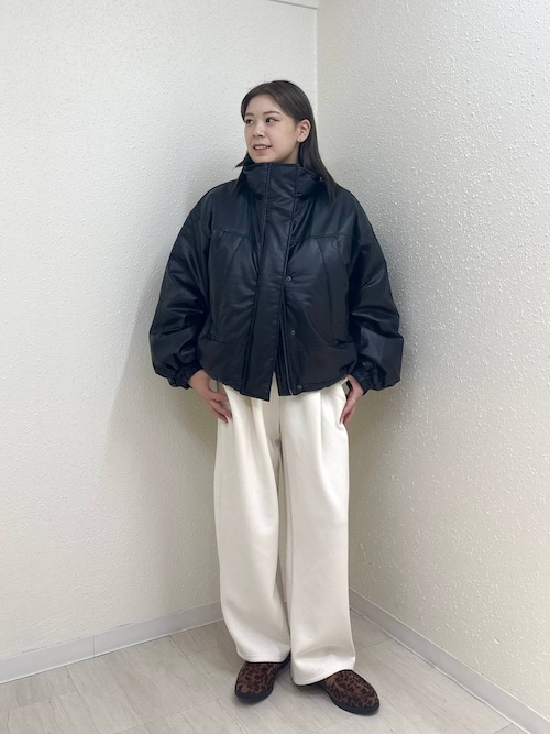 レザーモンスターショートコート 580468（ブルゾン）｜LOWRYS FARM