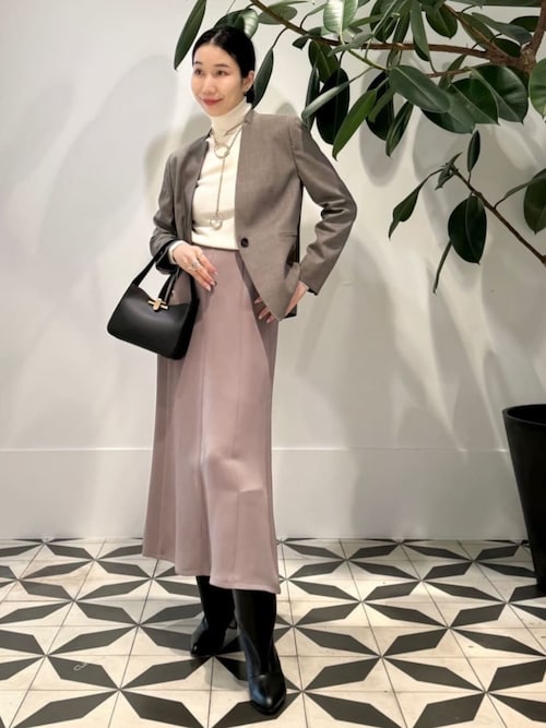 スーパーエクストラファインウールリブ タートルネックプルオーバー