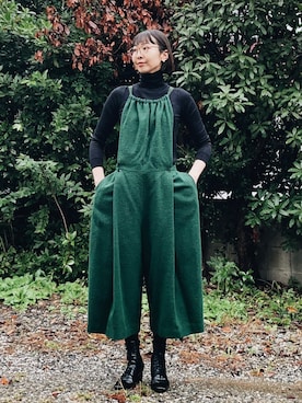 mina perhonenのサロペット/オーバーオールを使った人気ファッション