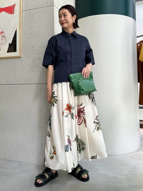 コットンタイプライター 半袖シャツ（シャツ/ブラウス）｜CABaN