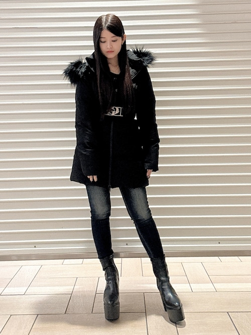 セール】GDベルト付きロングダウンコート（ダウンジャケット/コート