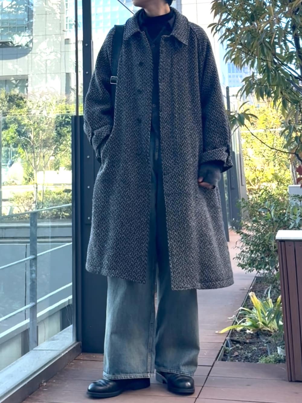 LIDNM（リドム）の「ALPACA KNIT SHIRT CARDIGAN（カーディガン/ボレロ