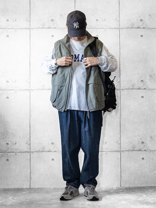 セール】12ozワンタックテーパードデニムスラックス（デニムパンツ