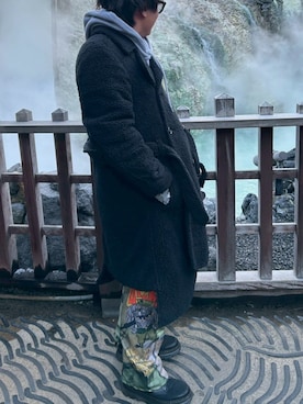 COMME des GARCONS HOMME PLUSのトレンチコートを使った人気