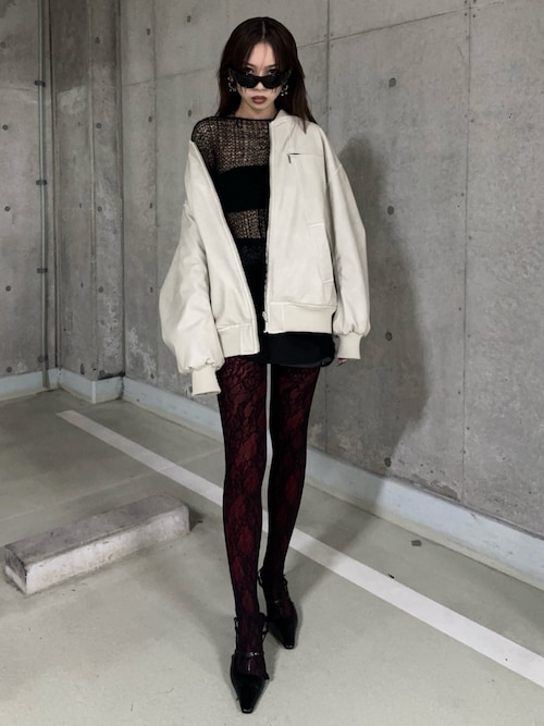 FAUX LEATHER BLOUSON/フォーレザーブルゾン（ブルゾン）｜JOSE MOON