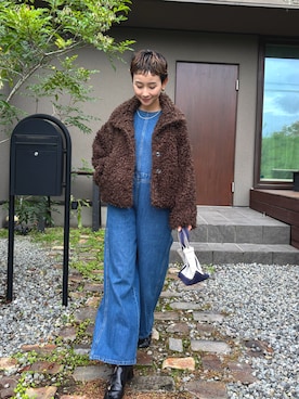 kokiminitaコラボ】コーンデニム アメスリサロペットを使った人気