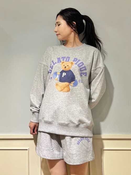 セール】【ONLINE限定】スポーティーベア裏毛プルオーバー＆裏毛