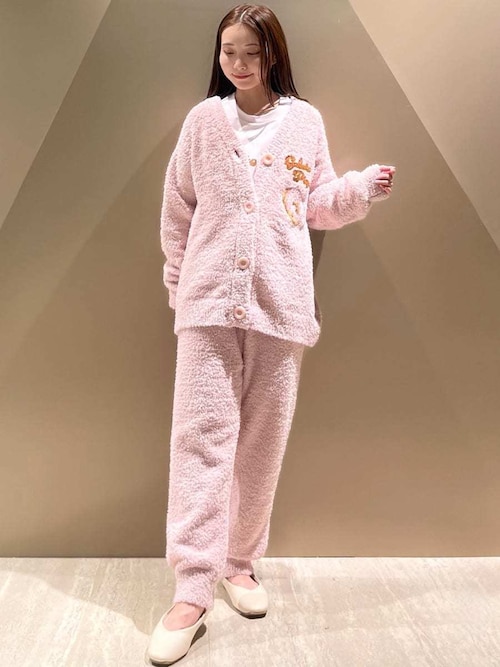 セール】ドーナツジャガードロングパンツ（ルームウェア/パジャマ