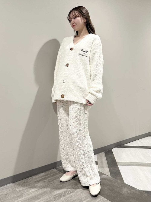 セール】【Steiff】パウダーネップアランロングパンツ（ルームウェア